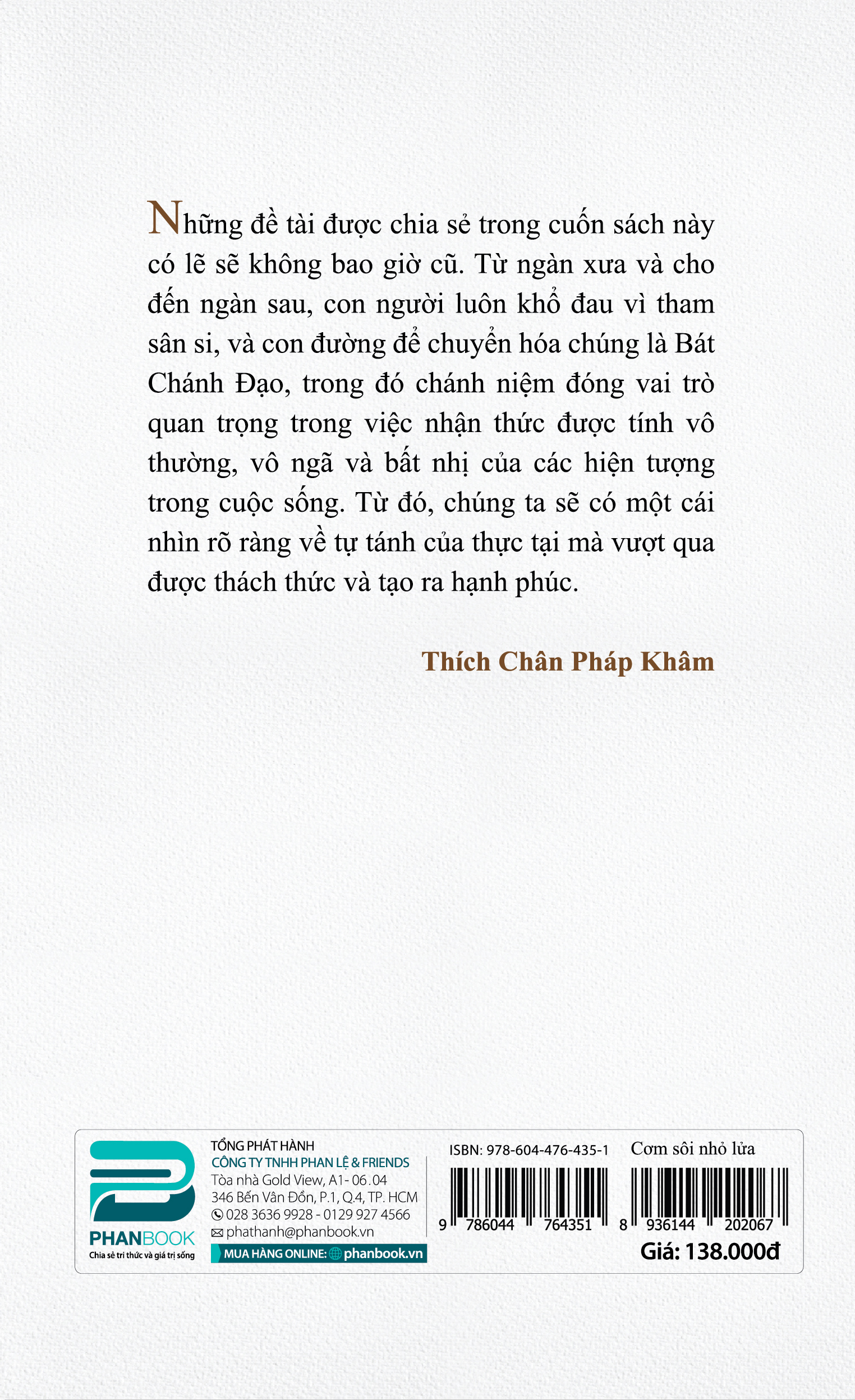 Cơm Sôi Nhỏ Lửa - Thích Chân Pháp Khâm