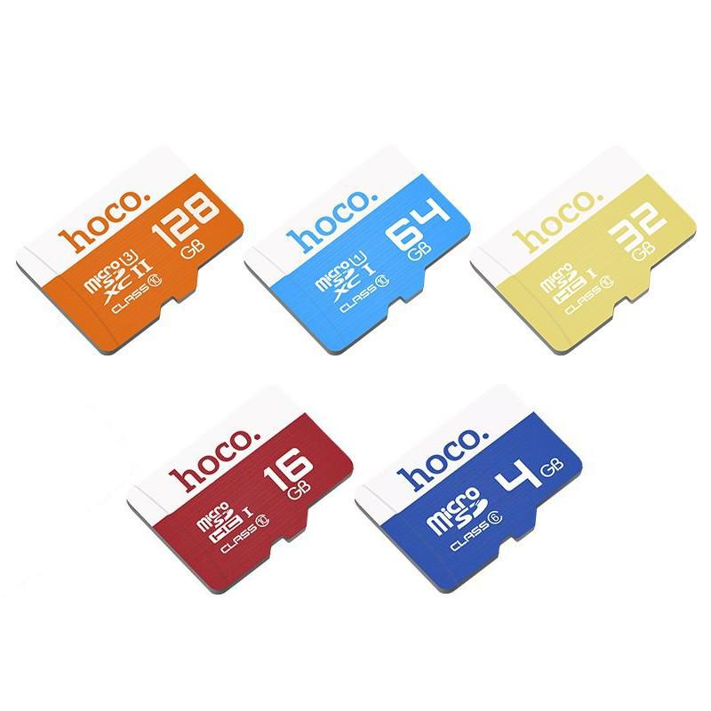 Thẻ nhớ tốc độ cao TF Hoco micro-SD chuẩn thẻ class 10 tốc độ đọc cao - Hàng chính hãng