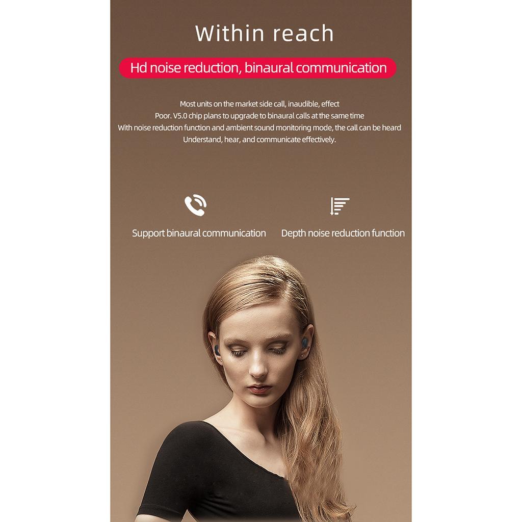 Headset Bluetooth5.0 Earphone Headphone Stereo