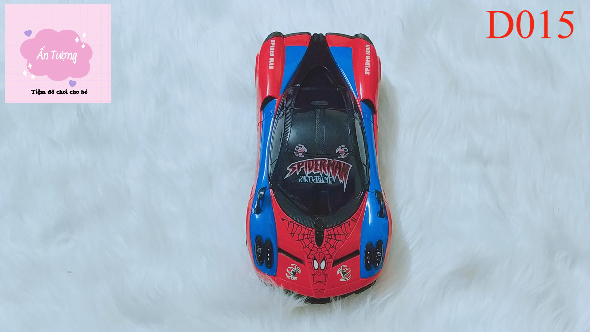 Xe Điều Khiển Từ Xa người Nhện, spider man, Điều Khiển Từ Xa cao cấp full phụ kiện