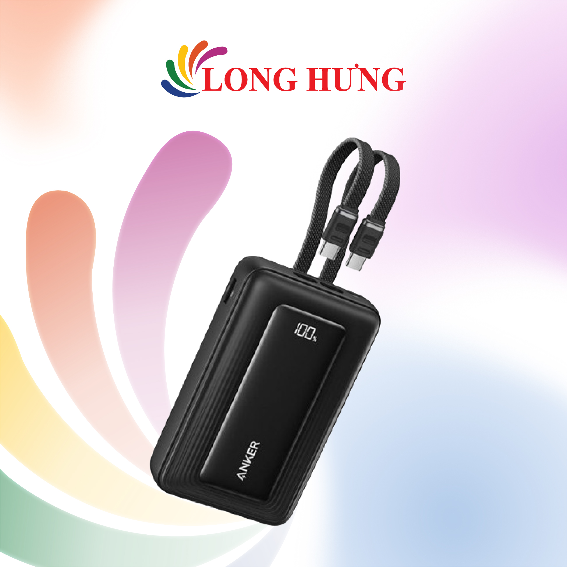 Sạc dự phòng Anker Zolo Power Bank 1USB 1Type-C 45W 20000mAh A110M - Hàng chính hãng