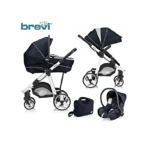 BỘ XE ĐẨY CHO BÉ TỪ 0M+ BREVI - OVO PREMIUM 3 TRONG 1