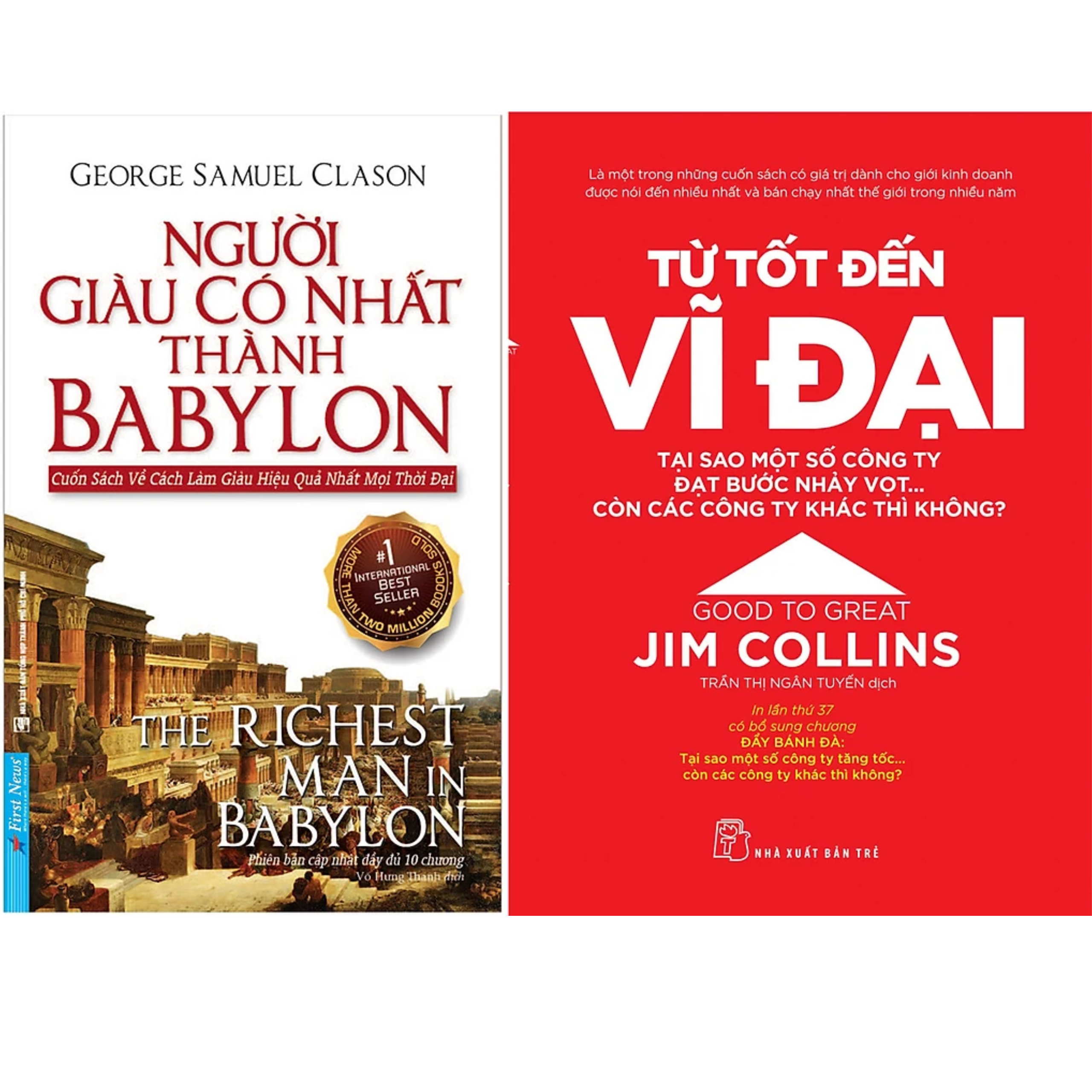 Combo 2Q: Người Giàu Có Nhất Thành Babylon + Từ Tốt Đến Vĩ Đại