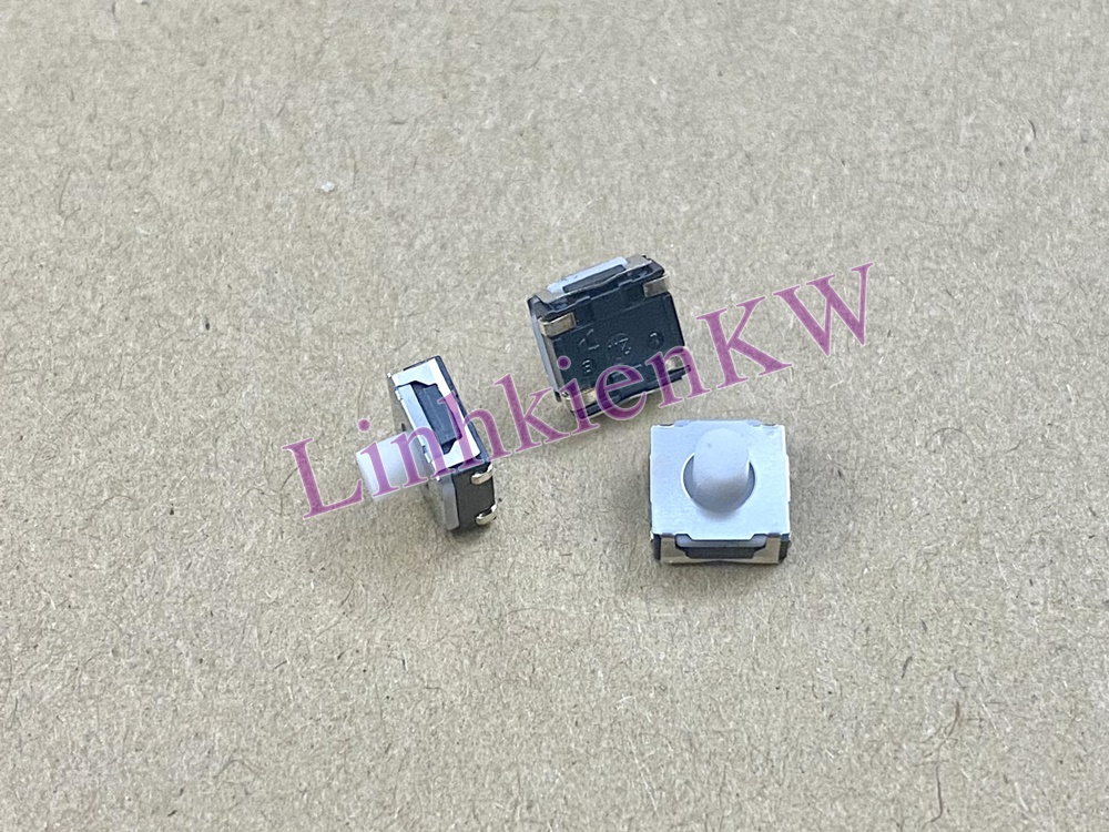 10 cái Nút Vuông trắng dán 4 chân 6x6x5 mới chính gốc chống ẩm chống bụi chịu nhiệt.