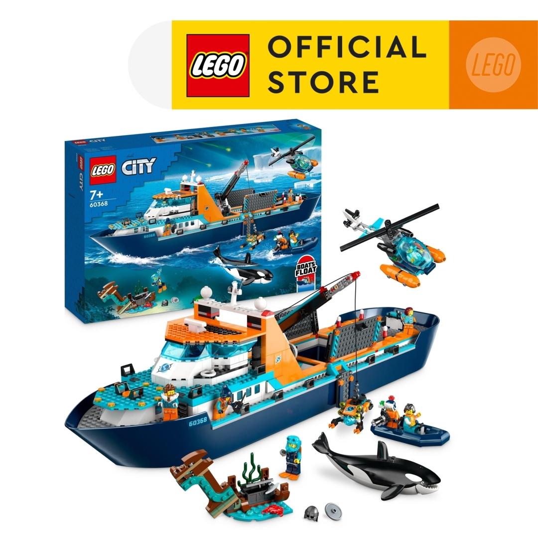 LEGO City 60368 Đồ chơi lắp ráp Tàu thám hiểm bắc cực (815 chi tiết)