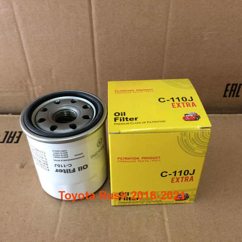 Lọc nhớt cho xe Toyota Rush 2018, 2019, 2020, 2021 15601-BZ030 mã C110J-14