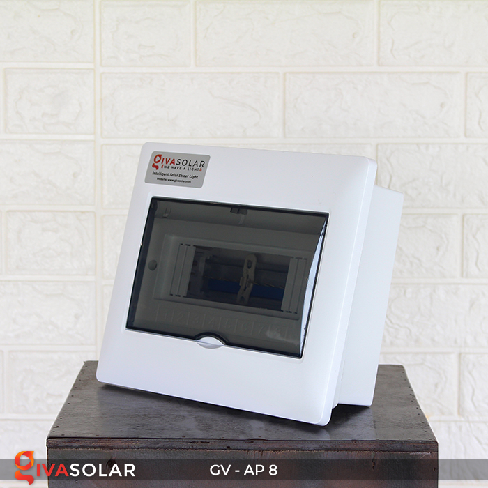 Tủ điện lắp nổi, chống bụi, tiêu chuẩn IP 65 GIVASOLAR GV-AP-8