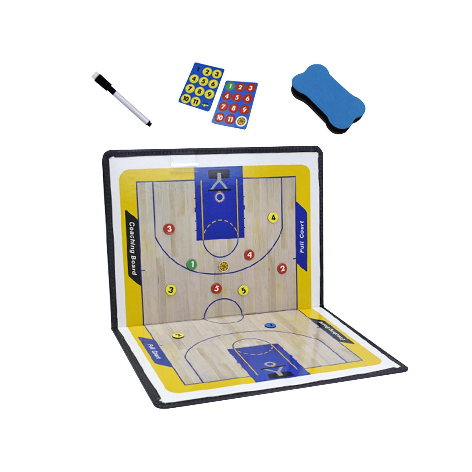 Basketball Professional Strategy Board with Erasable Marker
