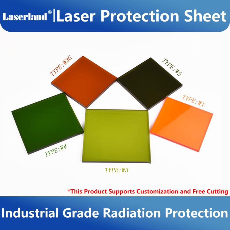 Cửa sổ Laser cấp công nghiệp Clear View Tấm chắn bảo vệ 1064nm Màn hình an toàn acrylic