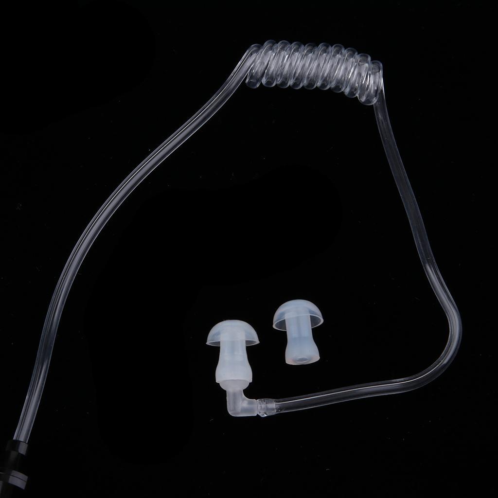 2  Earbud  Air Acoustic Tube Earpiece Headphone