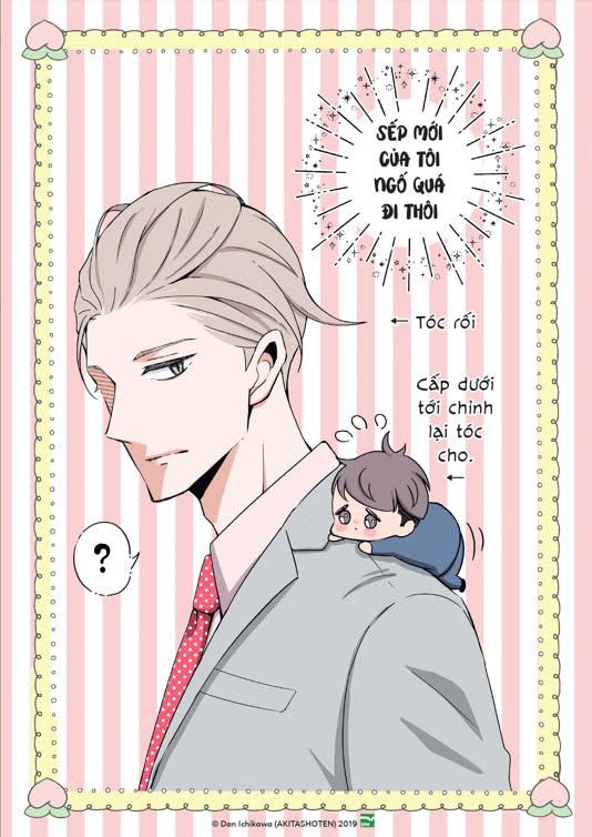 Sách - Bộ Manga - Sếp Mới Của Tôi Ngố Quá Đi Thôi - Tập 1 + Tập 2 (Bộ 2 Tập) - Tặng Kèm 2 Standee Bập Bênh + 1 Leaflet + 1 Set Acrylic Charm + 1 Set Bookmark Nam Châm + 1 Thiệp Gấp Hình Bùa