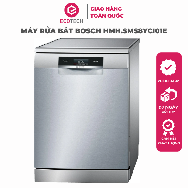 Máy Rửa Chén Bát 14 Bộ Châu Âu BOSCH HMH.SMS8YCI01E - Hàng Chính Hãng