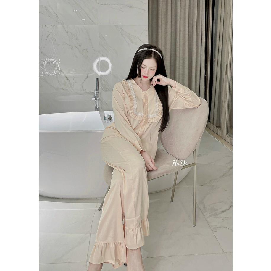 Bộ Bèo Cổ Nhọn Xước Ánh Kim cao cấp HHC Store