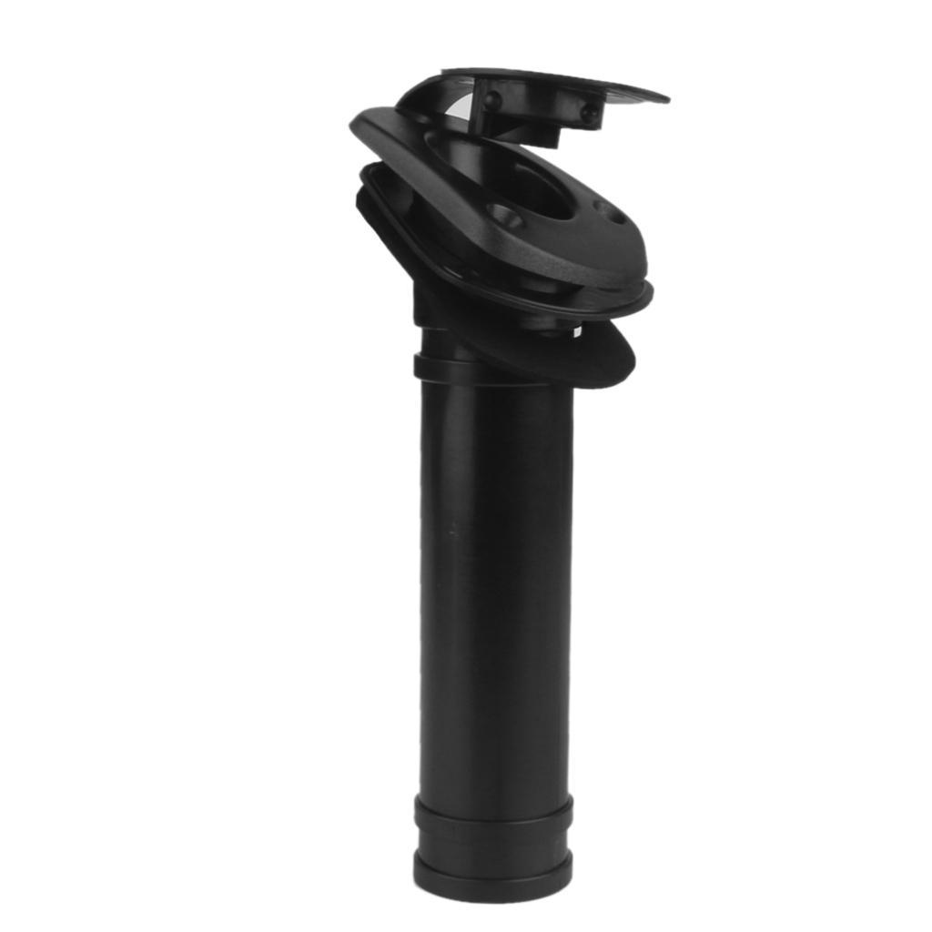360 Degree Flush Mount Fishing Rod Holder & Gasket Cap for Canoe Boat Kayak