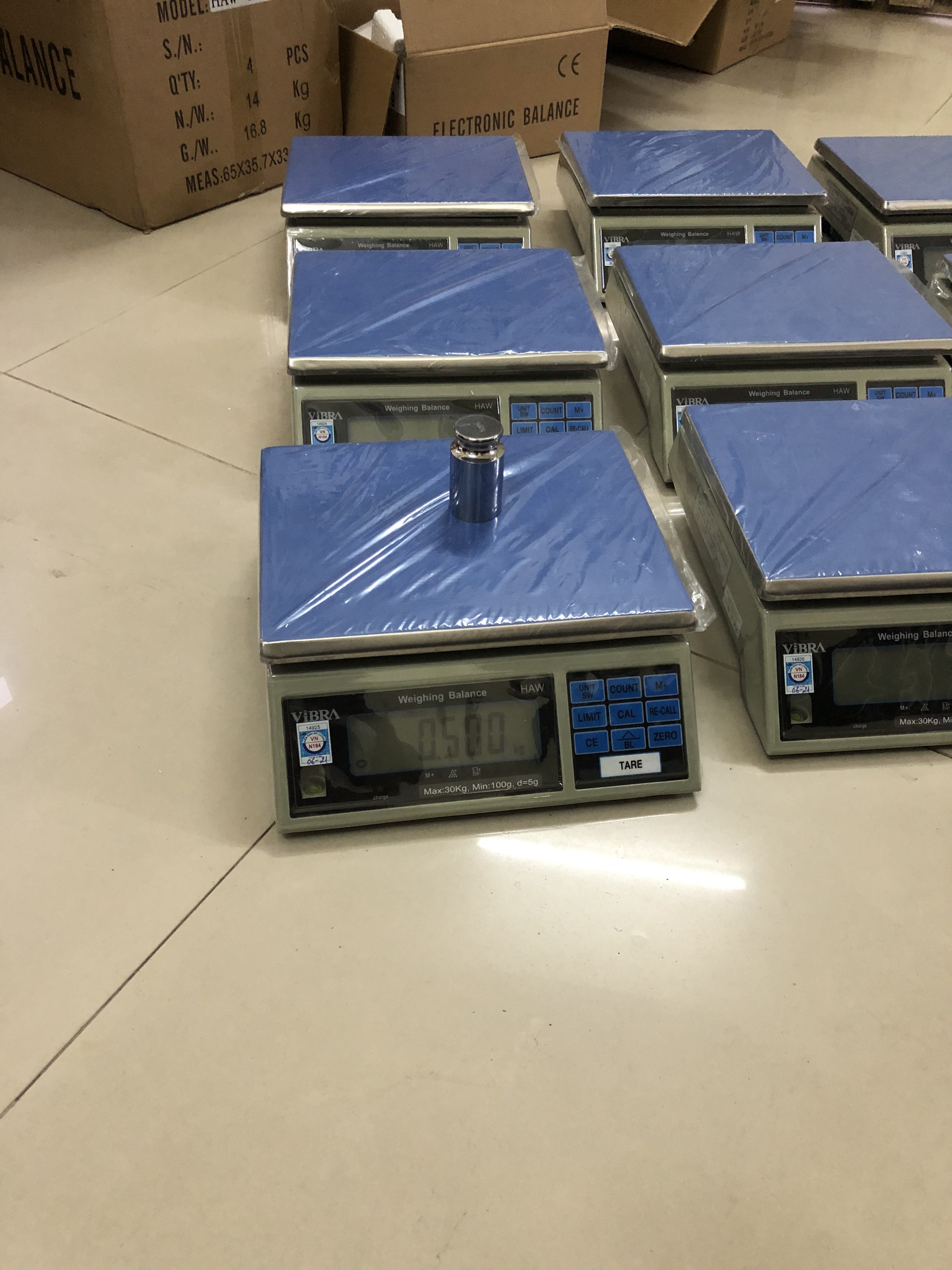 Cân Điện Tử VIBRA HAW 15 kg