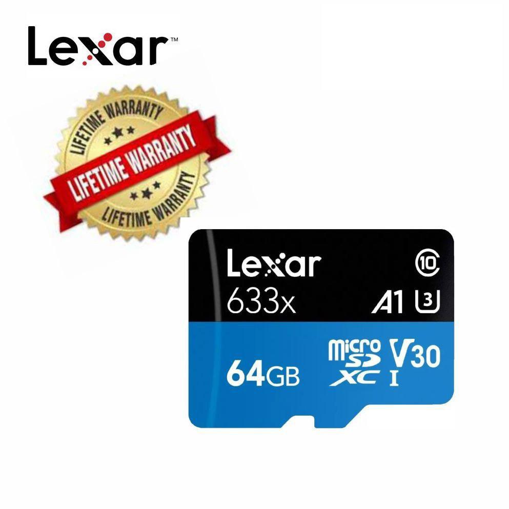 Thẻ Nhớ Micro SD Lexar 64GB UHS-I 633x U3 100Mbs Video 4k