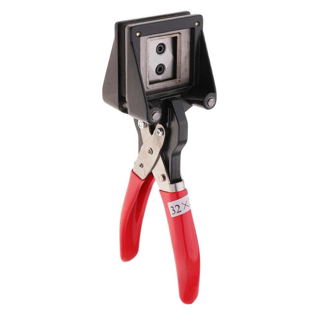 Handheld 25mm x 32mm Cutter Photo ID Die Cutter Punch Cutting Tools