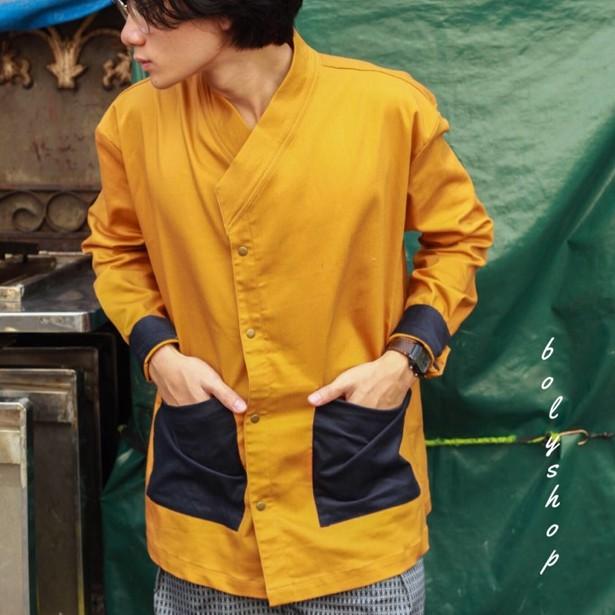 Áo khoác Jeans Nhung cổ V - BL39