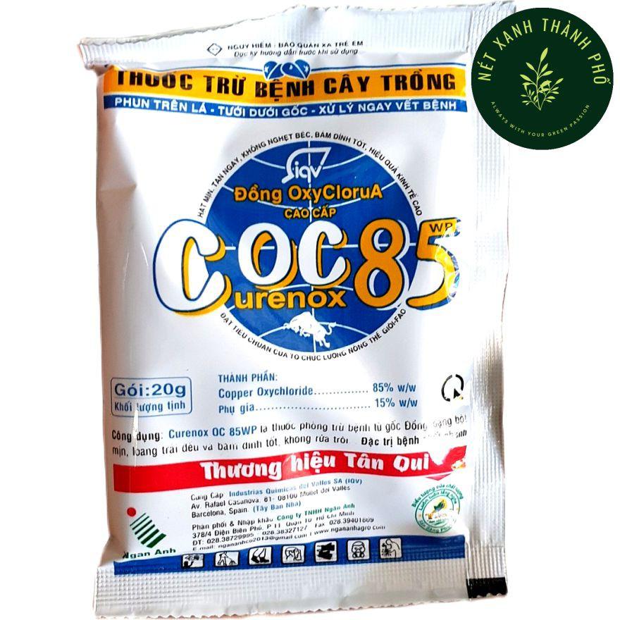 Thuốc Trừ nấm bệnh cho cây trồng, Coc85 WP gói 20g, thuốc trừ bệnh góc đồng coc 85