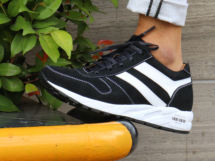 Giày Cao Nam Siêu Nhẹ T&TRA Tăng Cao 8Cm- T20 Đen Lộn- Chất Liệu Da Bò Cao Cấp, Đế và Lót Tăng Cao Chất Liệu EVA Siêu Nhẹ, Trọng Lượng Nhẹ Hơn 30% So Với Đế Cao Su