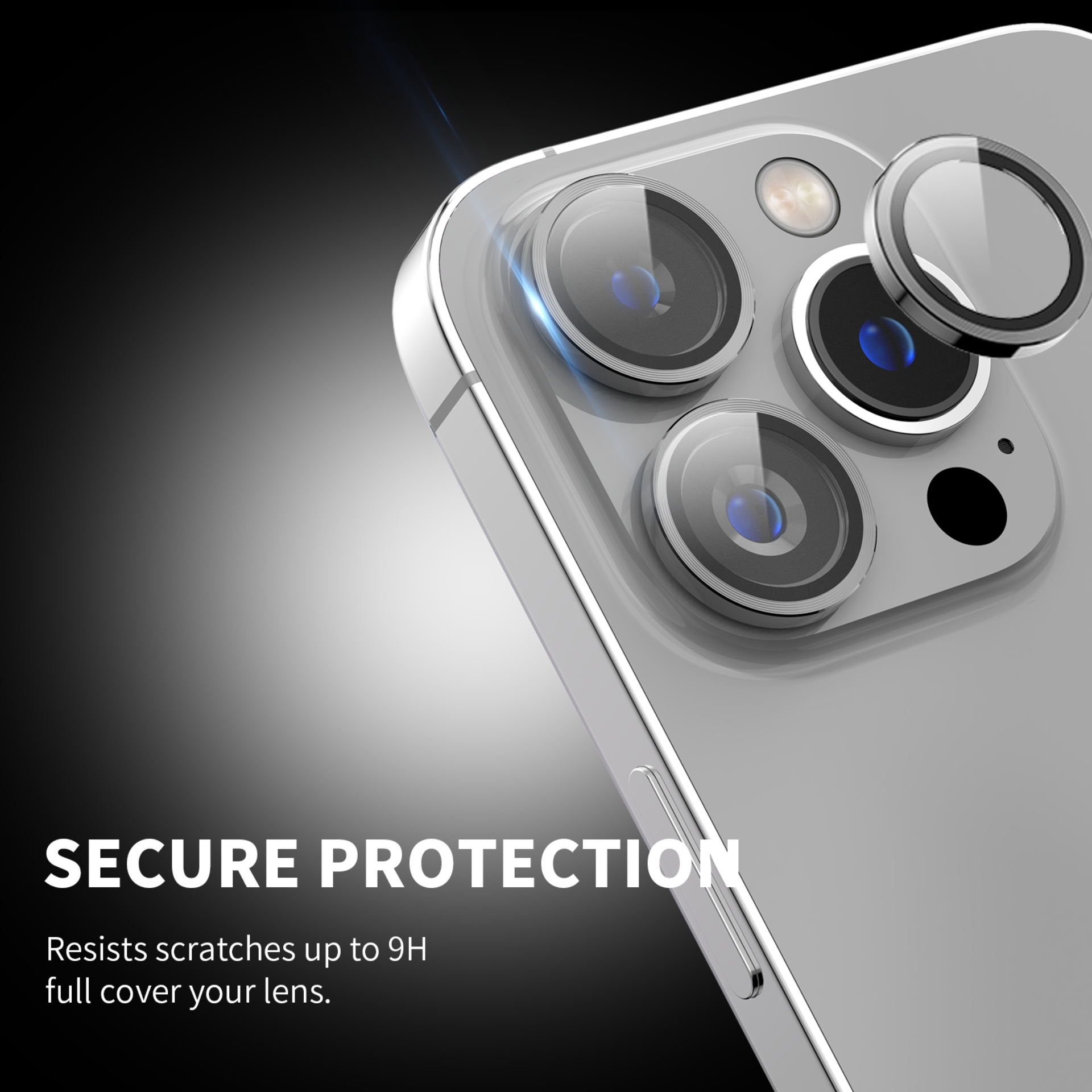 Cường Lực Camera Lens MIPOW KINGBULL Dành Cho iPhone 15 Pro Max / iPhone 15 Pro, TITANSHIELD PRO - HÀNG CHÍNH HÃNG