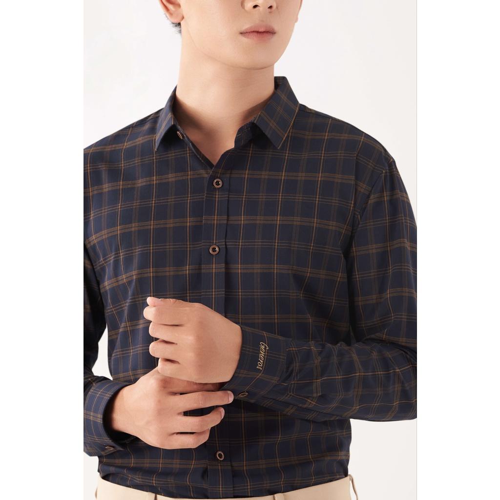 Áo sơ mi nam dáng slimfit Generos mã 010122422MF AK 311