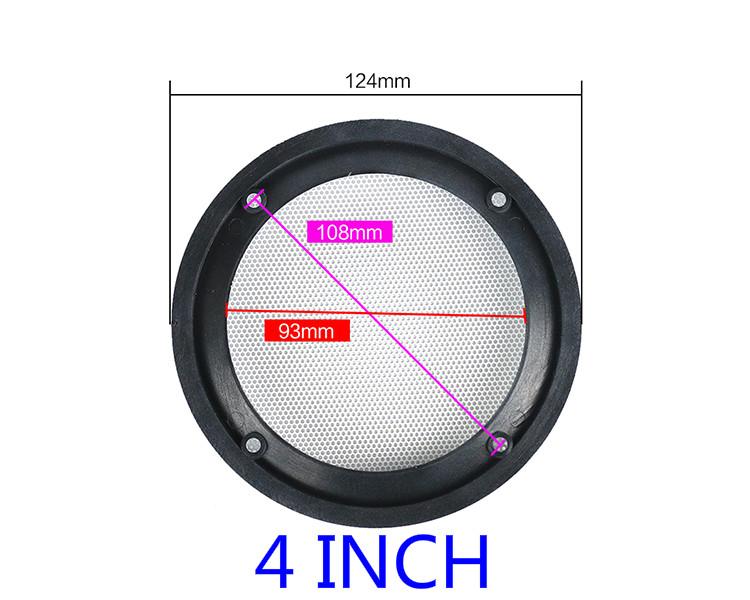 GHXAMP 5 inch 6,5 inch 8 inch loa loa loa mạng lưới vỉ nướng lưới tự động loa tự động bảo vệ trang trí Color: 8inch