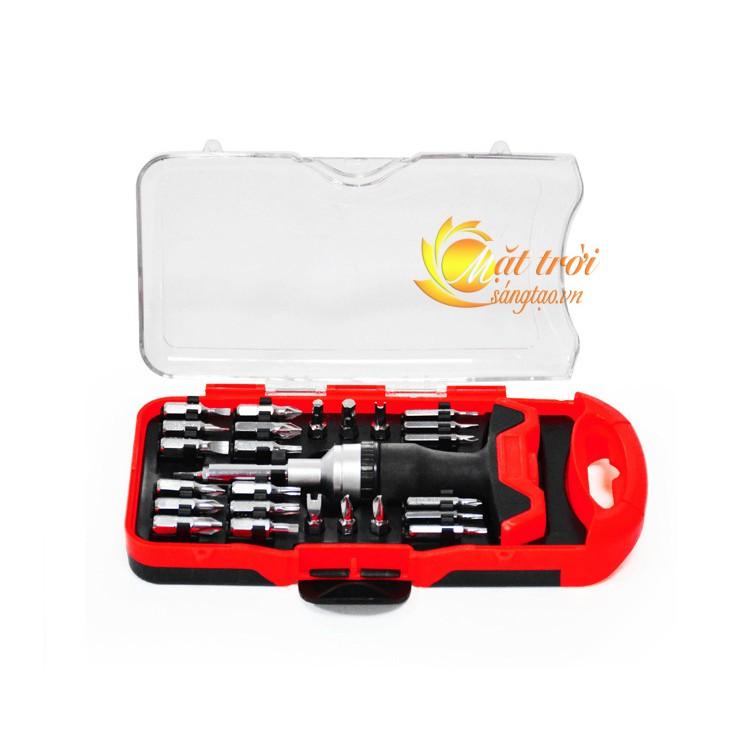 Bộ tô vít đa năng 26in1 cá trượt 2 chiều chống mỏi tay