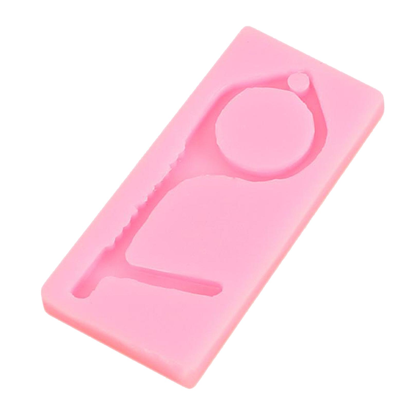 No Touch Door Opener Mold Non-contact Keychain Press Elevator Door Opener Silicone Mold Hand-Free Key Tool Crafts Supplies