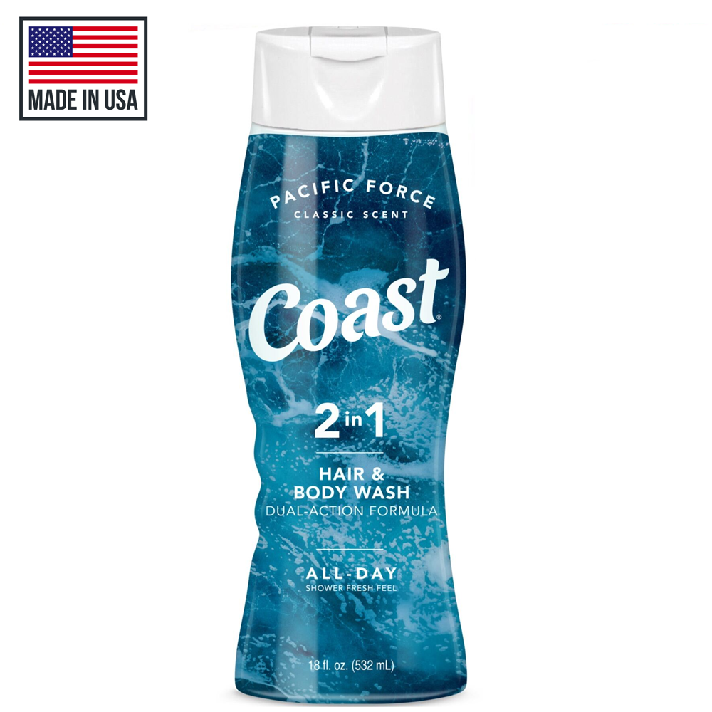 Sữa Tắm Gội Coast Classic Scent Dành Cho Nam 532ml - USA