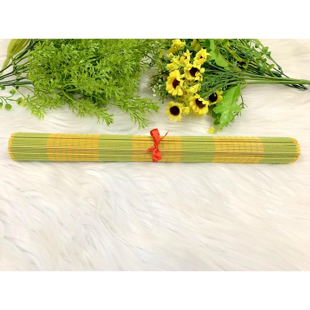Tấm lót bàn ăn Bamboo placemat bằng tre tự nhiên nhiều màu 2021