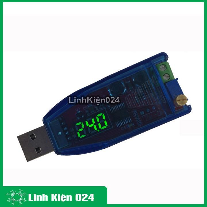 Module USB Boost-Buck DC-DC Vin 5VDC Vout 1-24VDC 3W