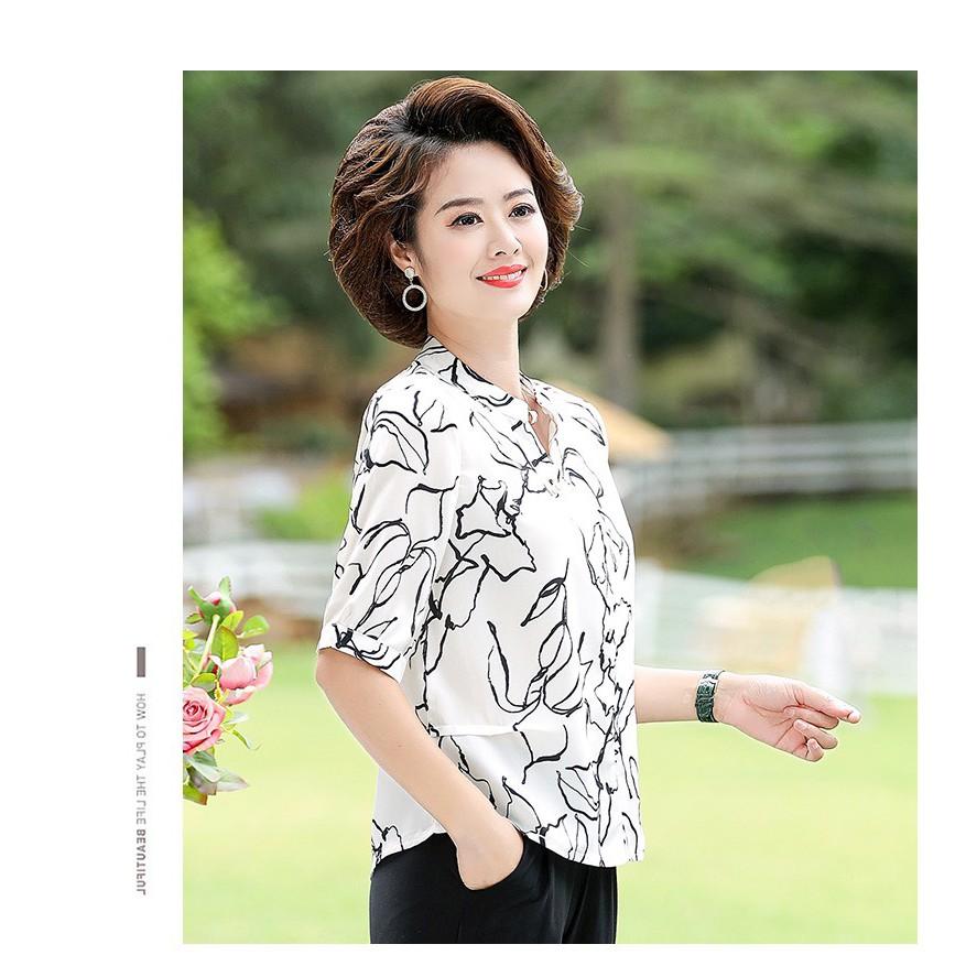 Áo hoạ tiết cho người lớn tuổi GD01-0221