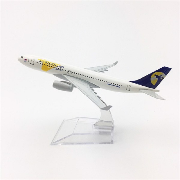 Mô hình máy bay tĩnh B737 Mongolian 16cm