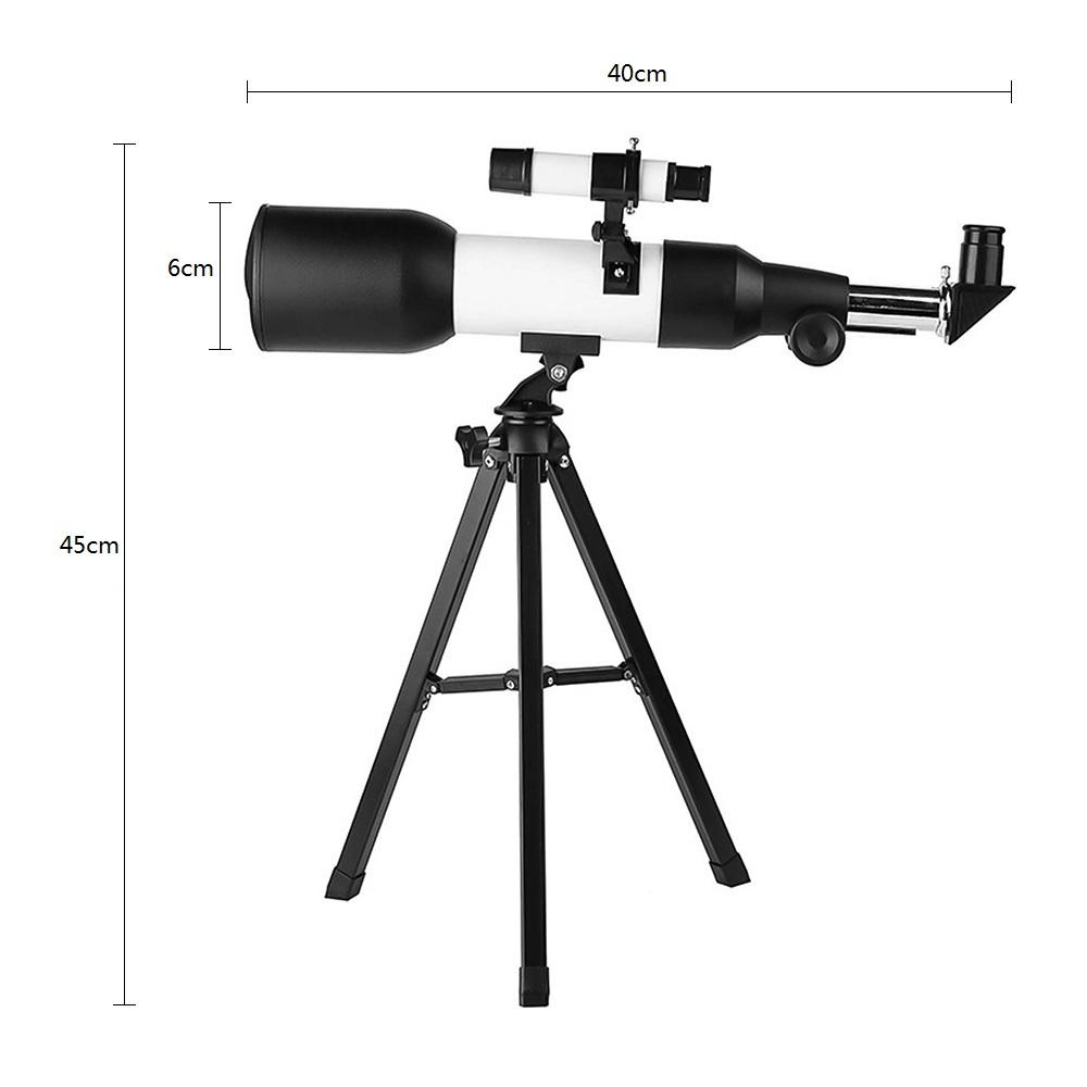 15X-75X 60mm Astronomical Refracting Telescope Monocular Telescope with Tripod Moon Filter Teleconverter Finderscope