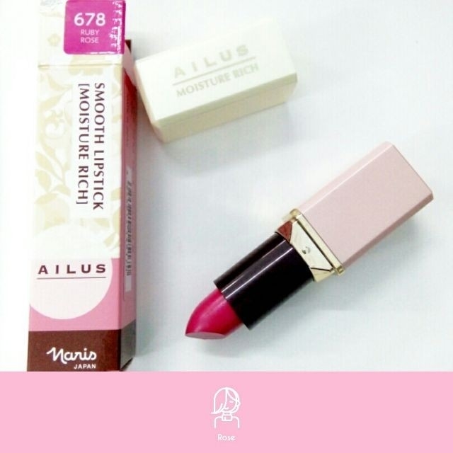 Son mịn môi giàu độ ẩm Naris Ailus Smooth Lipstick Moisture Rich Nhật Bản