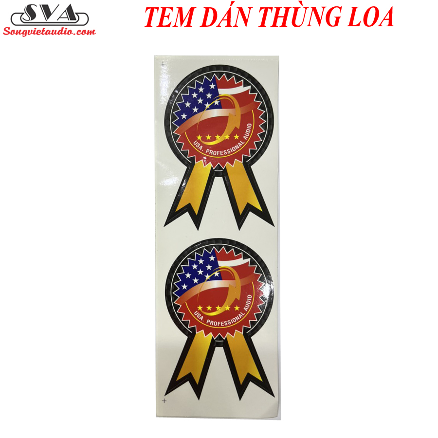 TEM DÁN THÙNG LOA - CẶP