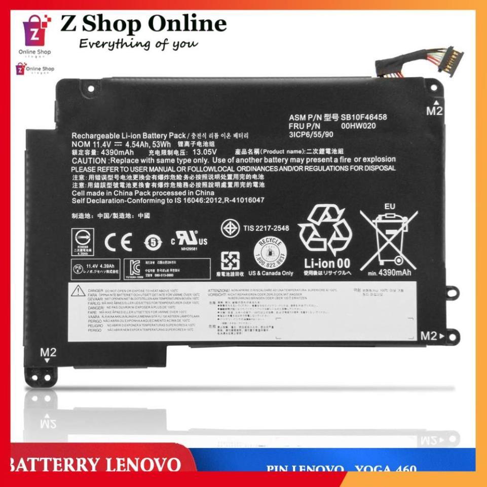 PIN Dùng Cho LENOVO YOGA 460 (SB10F46458)