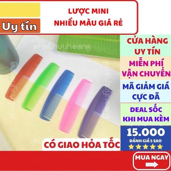 Combo 4 cây lược nhỏ mini dài 12cm