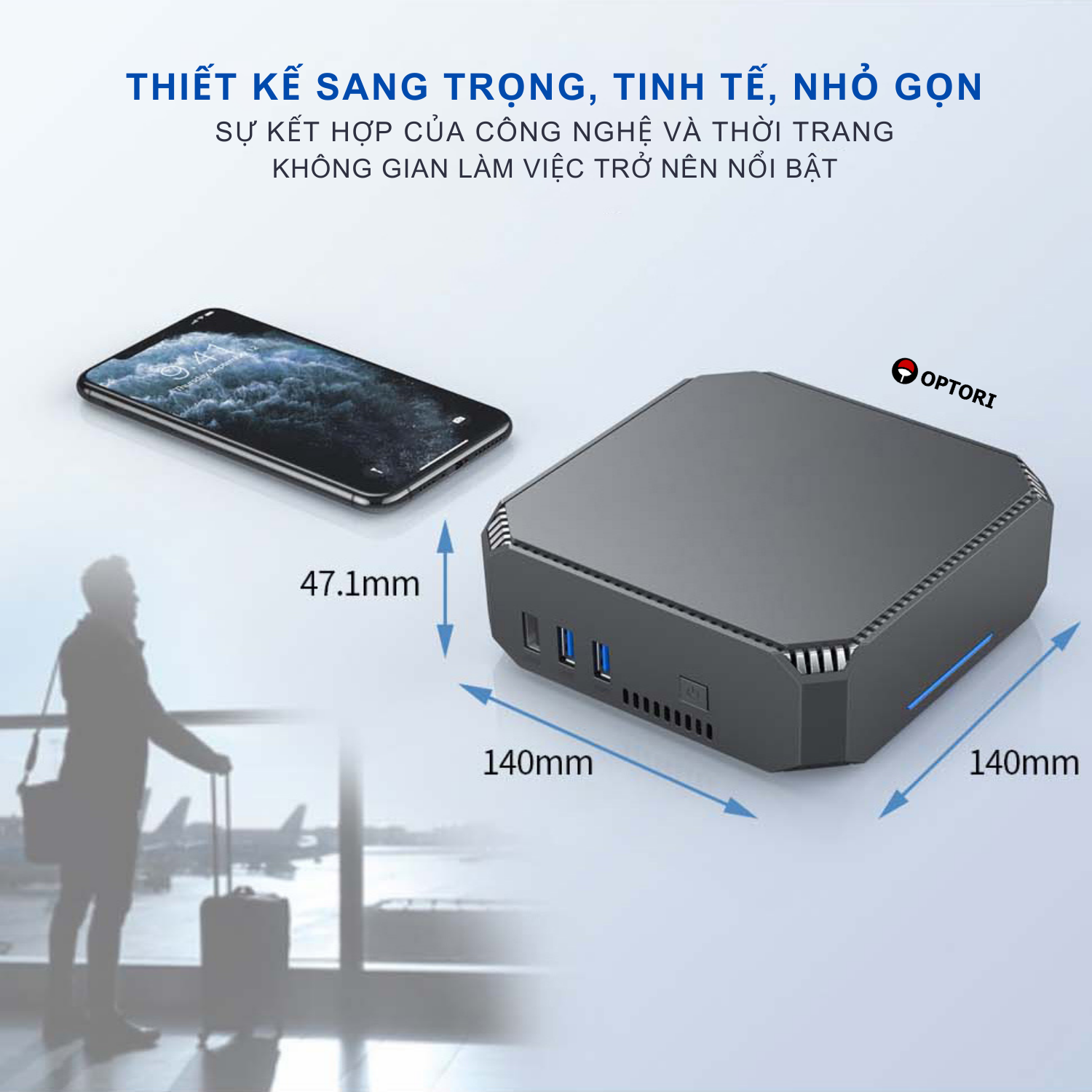 Máy tính để bàn – Mini PC – Intel NUC CPU Alder Lake N100 gen 12th 3.4GHz (Hàng chính hãng)