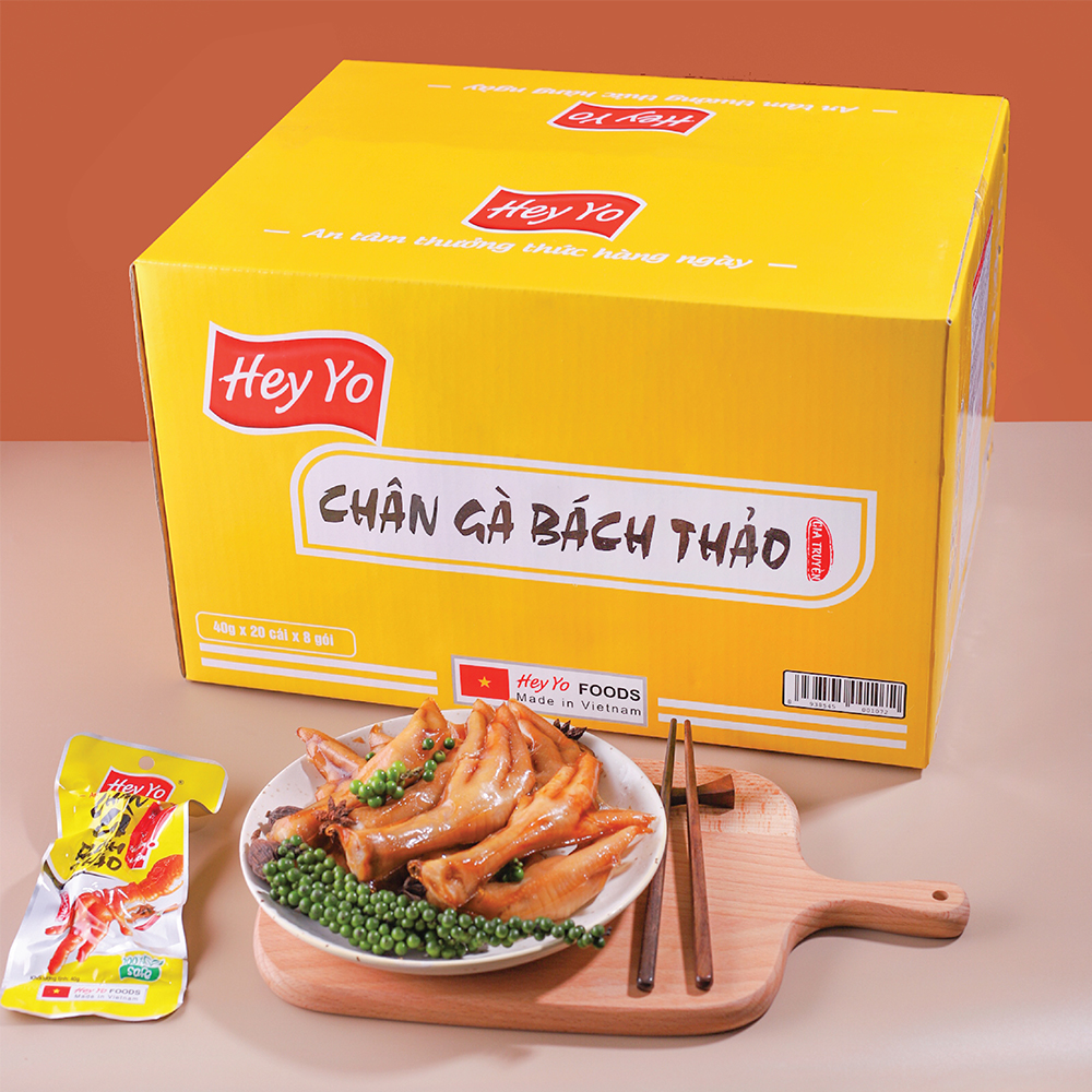 Combo 30 Chân Gà cay Bách Thảo 40g, chân gà ủ vị hàng Việt Nam thơm ngon chất lượng