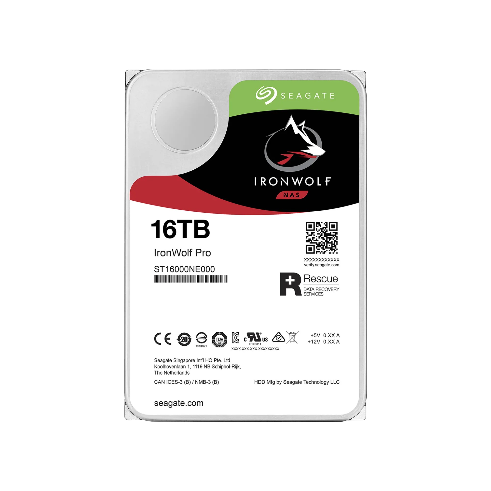 Ổ cứng HDD Seagate IronWolf Pro 16TB ST16000NE000-Hàng Chính Hãng