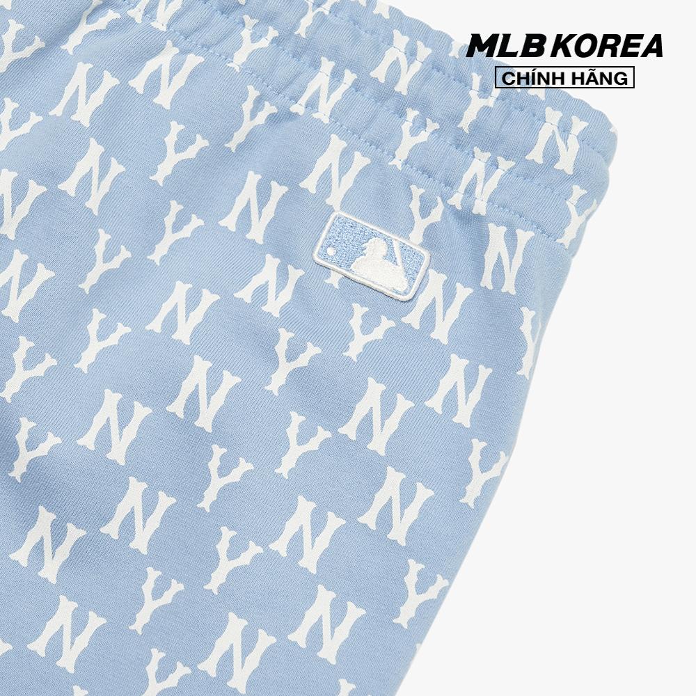 MLB - Quần shorts lưng thun Monogram Allover 3ASPM0123-50BLL