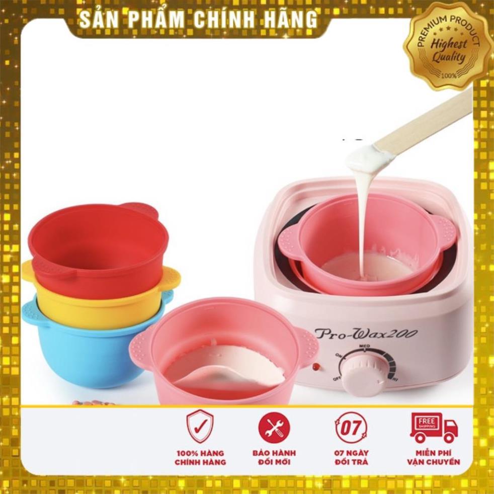 CHÉN NẤU SÁP WAX LÔNG CHỐNG DÍNH SILICON VỆ SINH DỄ DÀNG TIỆN LỢI