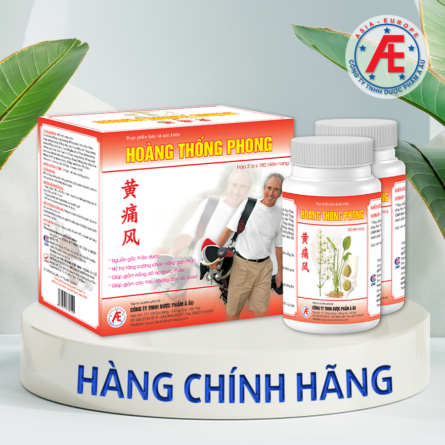 Hoàng Thống Phong hộp 360 viên - Tiết kiệm hơn. Hỗ trợ điều trị Gout