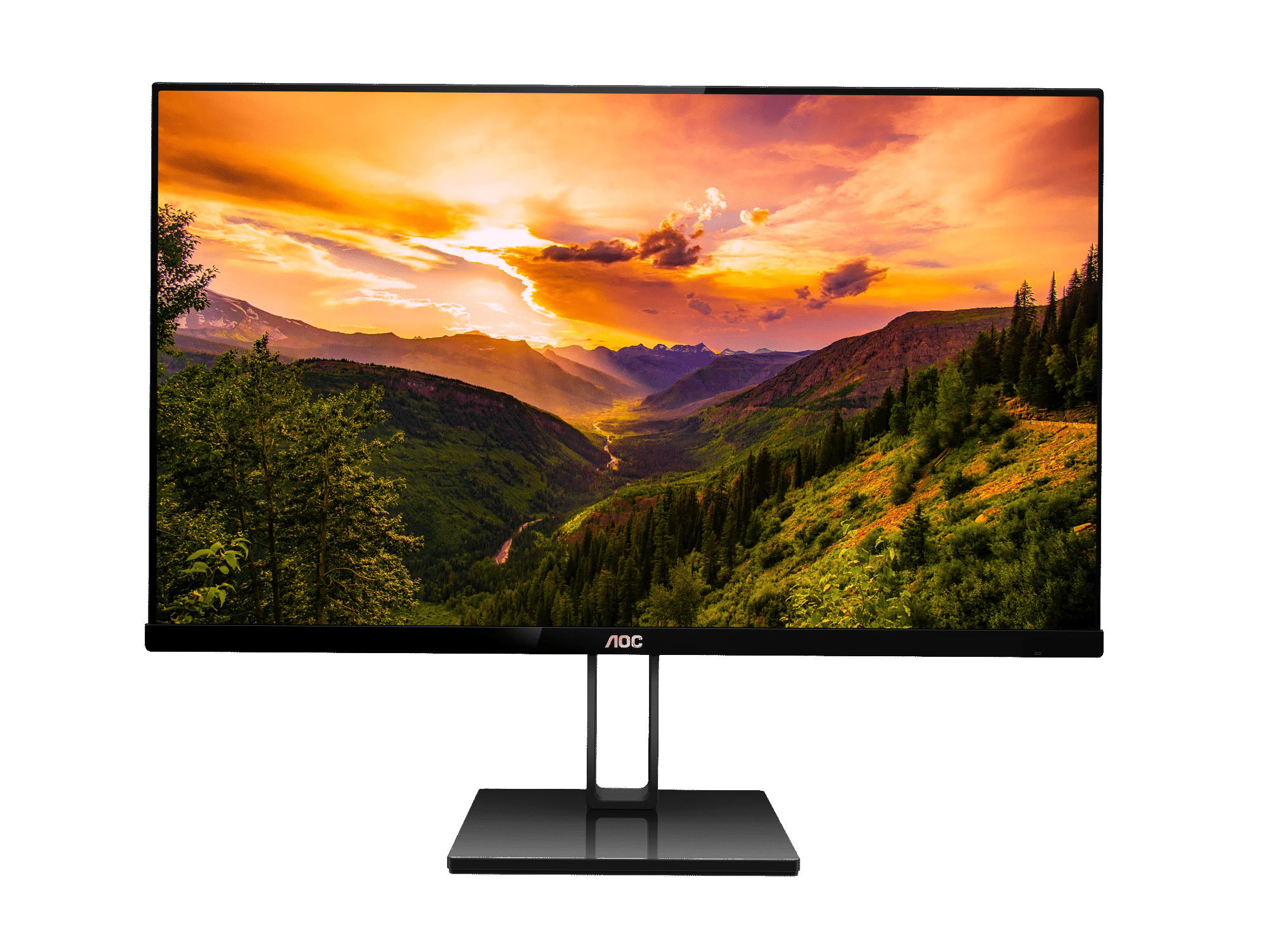 Màn hình LCD AOC 27V2Q (27 inch/1920 x 1080/IPS/75Hz/5 ms/FreeSync) - Hàng Chính Hãng