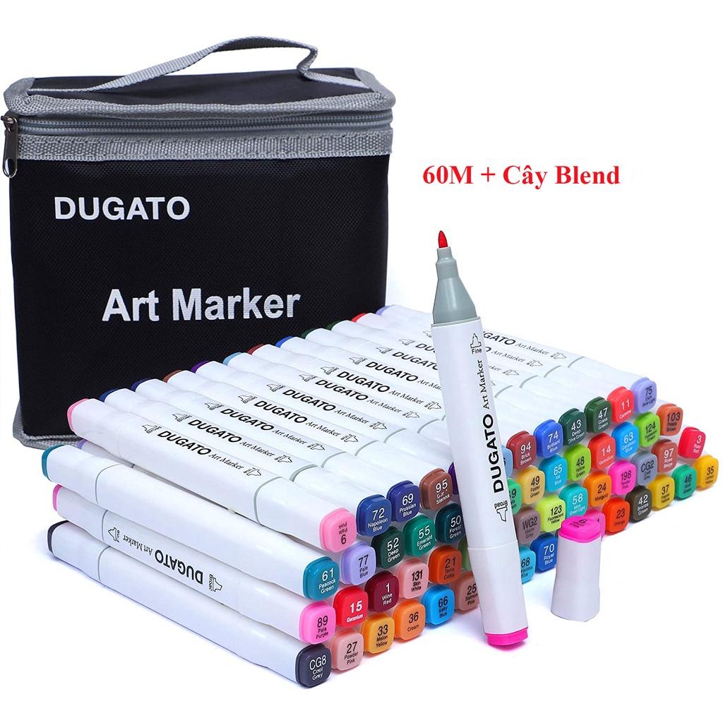 Bút Marker Touch Cao Cấp Mới 30/48/60/80M Màu Tươi Sáng Kèm Nhiều Quà Tặng