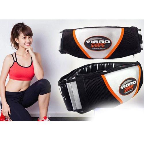 Đai bụng Massage rung mạnh giảm mỡ Vibro Shape_Tặng Túi Thể Thao Đựng Đai