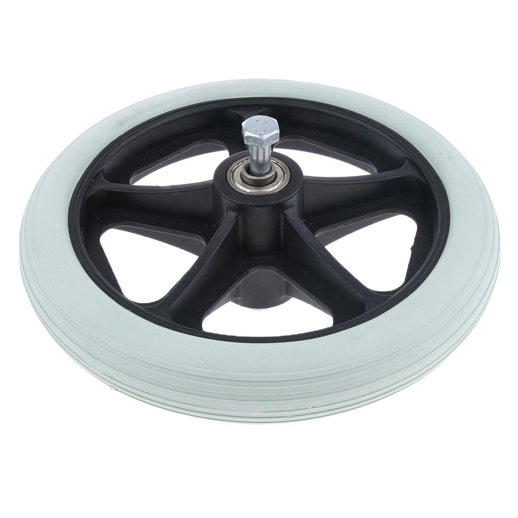 2pcs 5/16 Bear Wheelchair Front Castor Wheels Replacement 7 inch