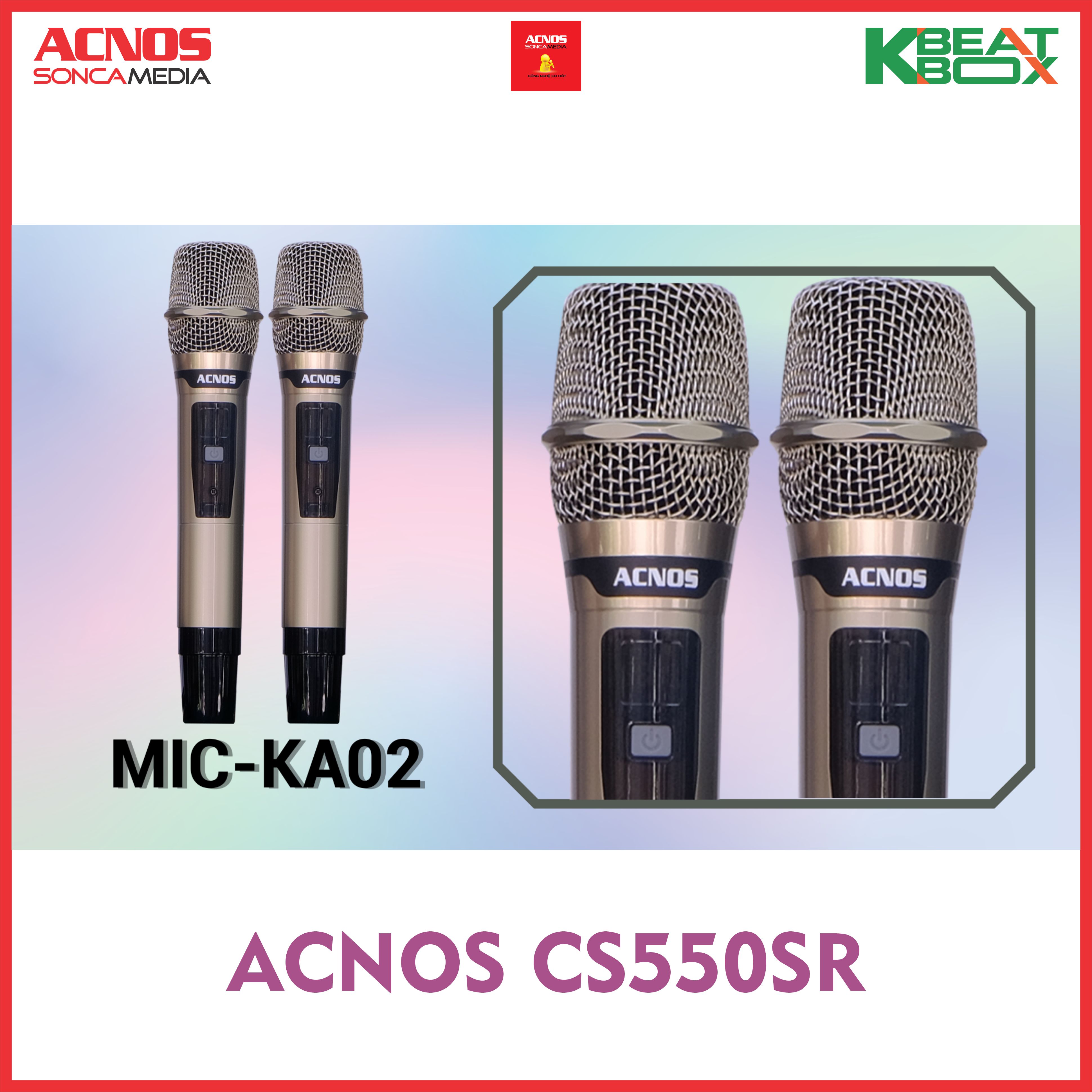 Dàn âm thanh di động xách tay ACNOS CS550SR